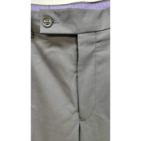 Ted Baker London Mens Black Jefferson Dress Pants 33R - Picture 7 of 10